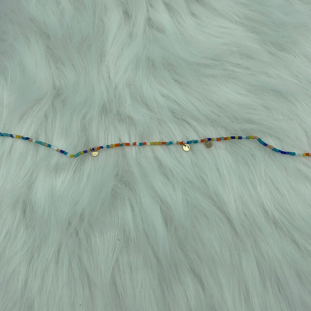 Faux gold and seed bead choker with attachments $9 OBO